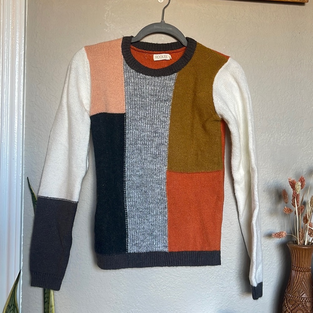 Roolee Color Block Sweater